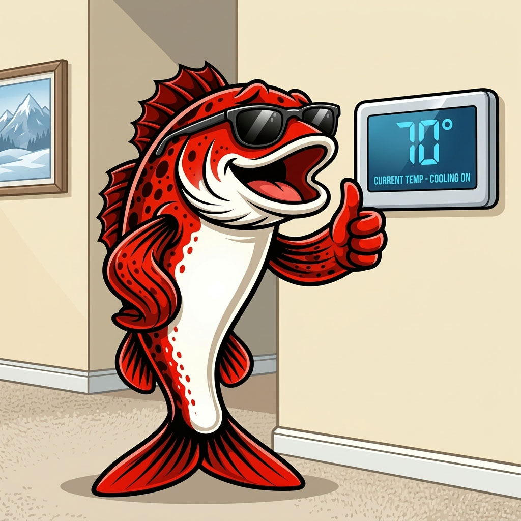 Bass Mechanical technician performing HVAC inspection